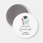 Dental Care Happy Tooth Gradup Magneet (Voorkant / Achterkant)