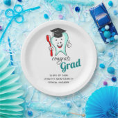 Dental Care Happy Tooth Gradup Papieren Bordje (Feest)