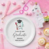 Dental Care Happy Tooth Gradup Papieren Bordje (Feest)