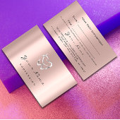 Dental Clinic Dentist Silver Roos Appointment Logo Afsprakenkaartje