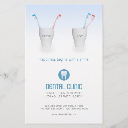 Dental Clinic flyer (Voorkant)