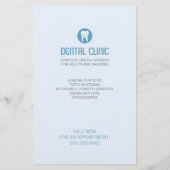 Dental Clinic flyer (Achterkant)