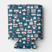 Dental Clinic Kantoor Pattern Blikjeskoeler (Achterkant)