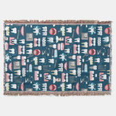 Dental Clinic Kantoor Pattern Deken (Voorkant)