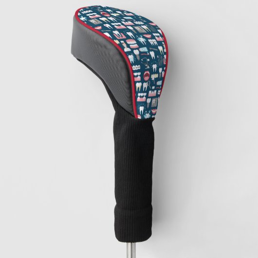 Dental Clinic Kantoor Pattern Golfheadcover (Schuin)