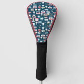 Dental Clinic Kantoor Pattern Golfheadcover (Voorkant)