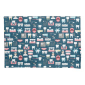 Dental Clinic Kantoor Pattern Kussensloop (Voorkant-Links)