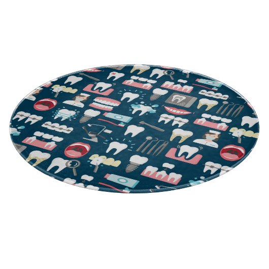 Dental Clinic Kantoor Pattern Snijplank (Hoek)