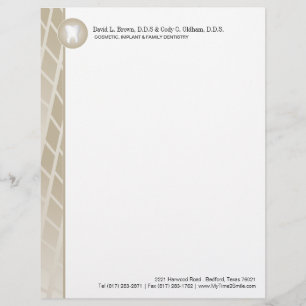 Dental Company Letterhead Briefhoofd Sjabloon