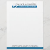 Dental Company Letterhead Custom Briefhoofd (Voorkant)