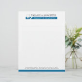Dental Company Letterhead Custom Briefhoofd (Staand voorkant)