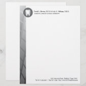 Dental Company Letterhead Custom Briefhoofd (Voorkant / Achterkant)