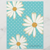 Dental Dentist Tooth Fairy Polka Dot Cute Flyer (Achterkant)