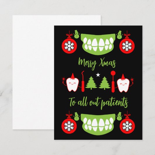 Dental Doctor Xmas (Voorkant / Achterkant)