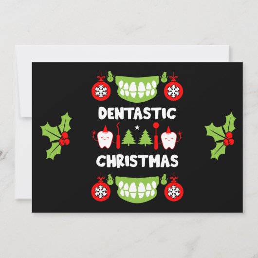 Dental Doctor Xmas Feestdagenkaart (Voorkant)