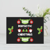 Dental Doctor Xmas Feestdagenkaart (Staand voorkant)