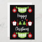 Dental Doctor Xmas Feestdagenkaart (Voorkant / Achterkant)