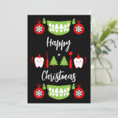 Dental Doctor Xmas Feestdagenkaart (Staand voorkant)