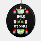 Dental Doctor Xmas Keramisch Ornament (Links)