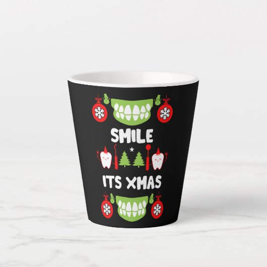 Dental Doctor Xmas Latte Mok (Voorkant)