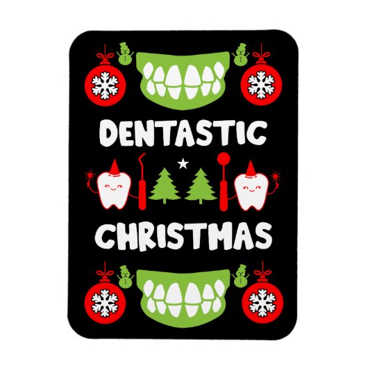 Dental Doctor Xmas Magneet (Verticaal)
