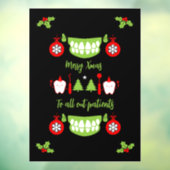 Dental Doctor Xmas Raamsticker (Vel 3)
