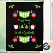 Dental Doctor Xmas Raamsticker (Huis)