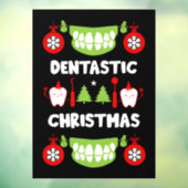 Dental Doctor Xmas Raamsticker (Vel 3)