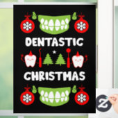 Dental Doctor Xmas Raamsticker (Huis)