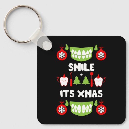 Dental Doctor Xmas Sleutelhanger (Voorkant)