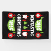 Dental Doctor Xmas Spandoek (Horizontaal)
