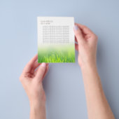 Dental Elegant Fresh Green Grass Flyer (Hand)