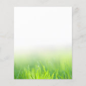 Dental Elegant Fresh Green Grass Flyer (Achterkant)