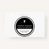 Dental Employee Badge (Achterkant)