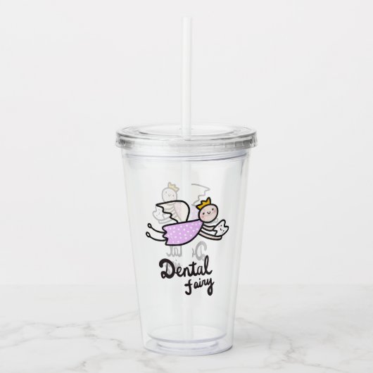 Dental Fairy Acryl Drinkbeker (Voorkant)