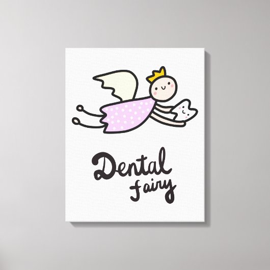 Dental Fairy Canvas Afdruk (Voorkant)