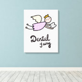 Dental Fairy Canvas Afdruk (Insitu (Houten vloer))