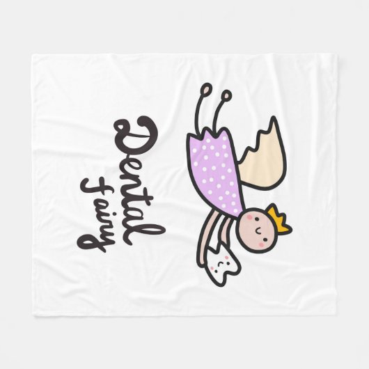Dental Fairy Fleece Deken (Voorkant (Horizontaal))