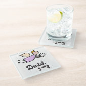 Dental Fairy Glazen Onderzetter (Schuin)