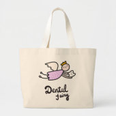 Dental Fairy Grote Tote Bag (Voorkant)