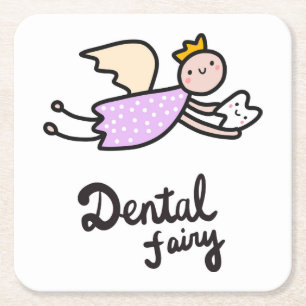 Dental Fairy Kartonnen Onderzetters
