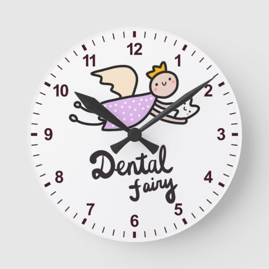 Dental Fairy Ronde Klok (Voorkant)