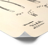 Dental Forceps 1901 Patent Art Old Peper Poster (Hoek)