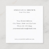 Dental Gold Teeth Visitekaartje (Achterkant)