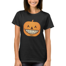 Dental Halloween Shirt pompoen met perfecte tanden