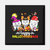 Dental Halloween Thanksgiving Christmas Happy Hall Magneet (Voorkant)