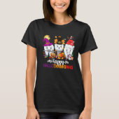 Dental Happy HalloThanksmas gnome tanden Happy Hal T-shirt (Voorkant)