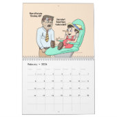 Dental Humor Cartoon Kalender (Feb 2026)