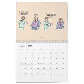 Dental Humor Cartoon Kalender (Mar 2027)