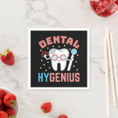 Dental Hygenius Grappige Hygiënist RDH Servet (Insitu)